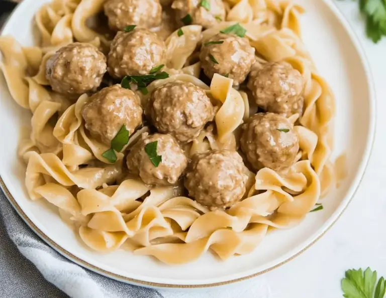 Instant Pot Swedish Meatballs and Noodles