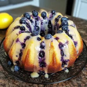 Lemon Blueberry Pound Cake