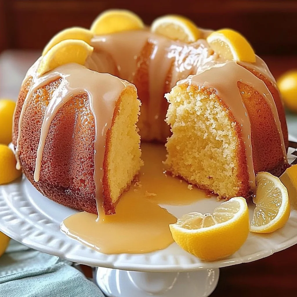 Lemon Bundt Cake Recipe