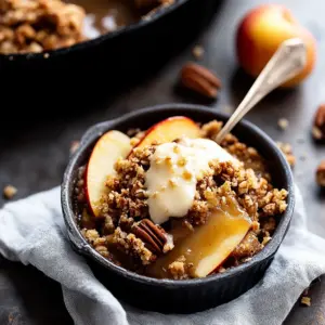 Maple Pecan Apple Crisp