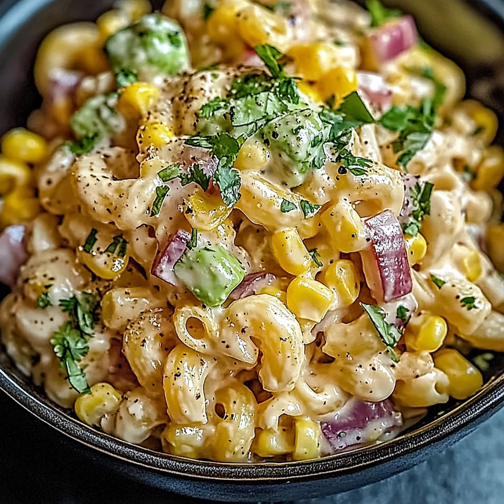 Mexican Street Corn Pasta Salad is a must-try dish!