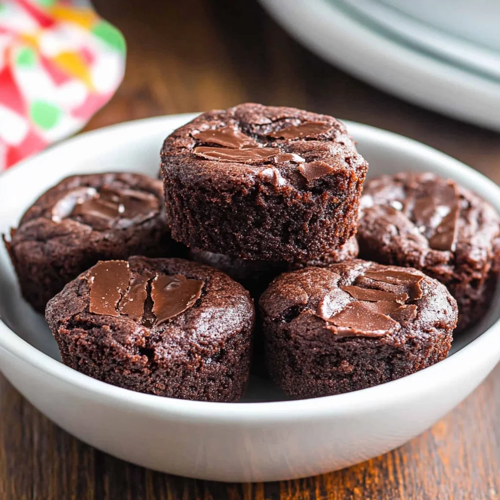 Mini Brownie Bites