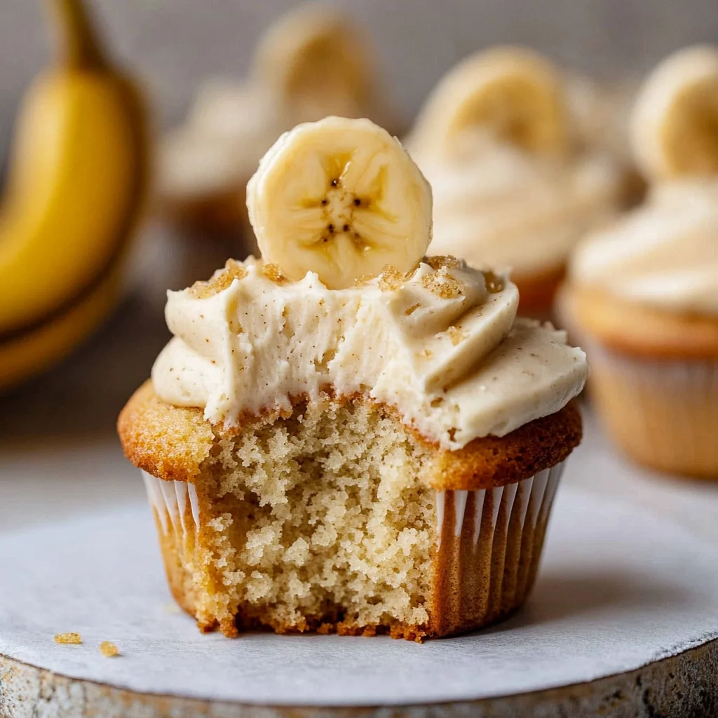 My Best Banana Cupcakes