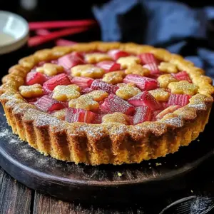Old-Fashioned Norwegian Rhubarb Cake