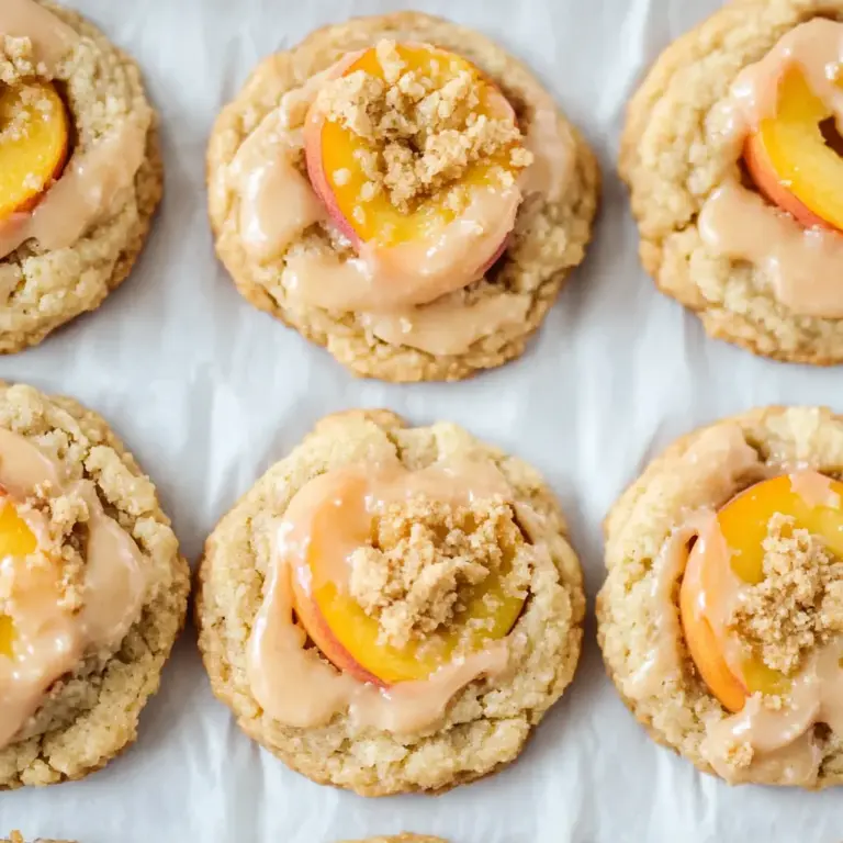 Peach Cobbler Cookies