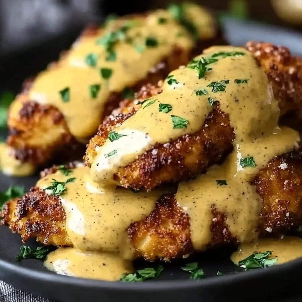 Pretzel Chicken with Mustard-Cheddar Sauce: An Amazing Ultimate Recipe