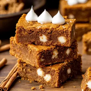 Pumpkin Blondies