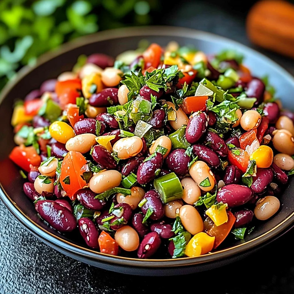 Rainbow Bean Salad: A Vibrant & Healthy Recipe