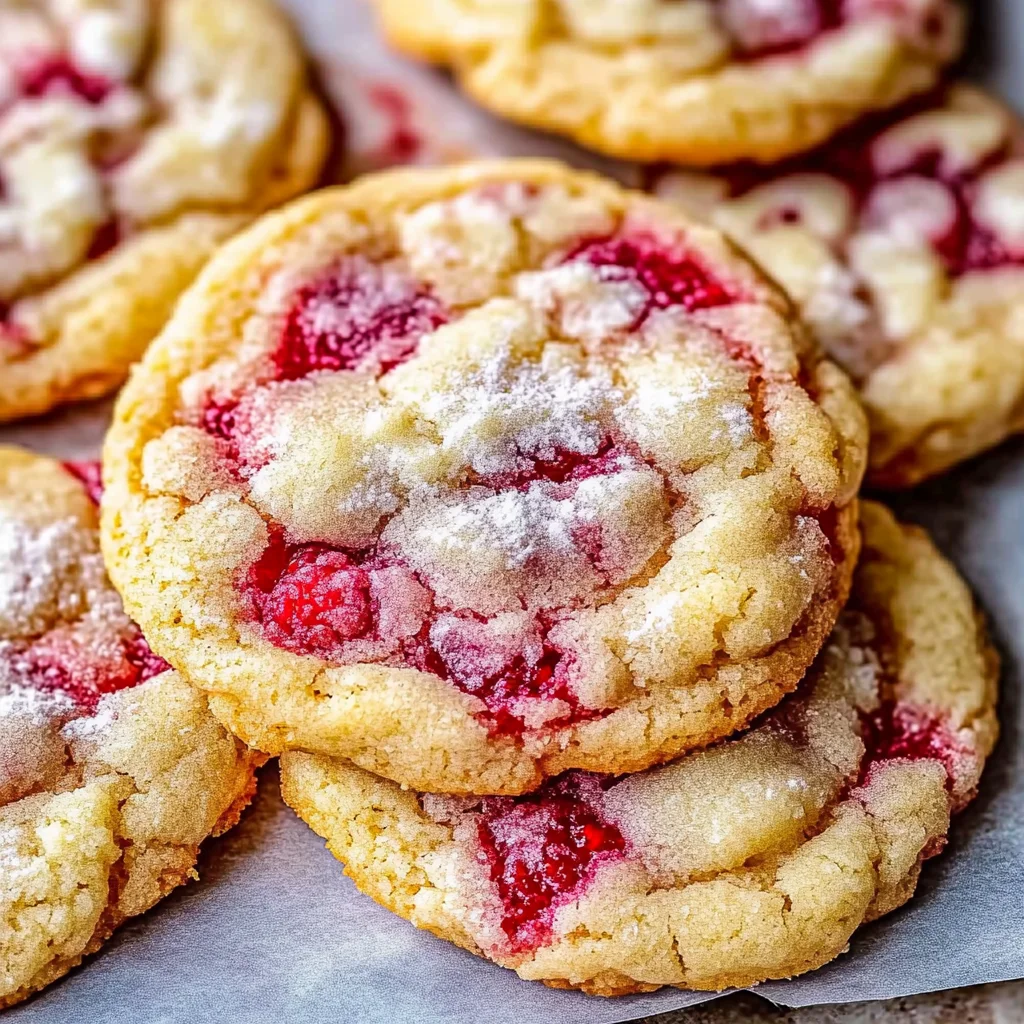Raspberry Lemonade Cookies