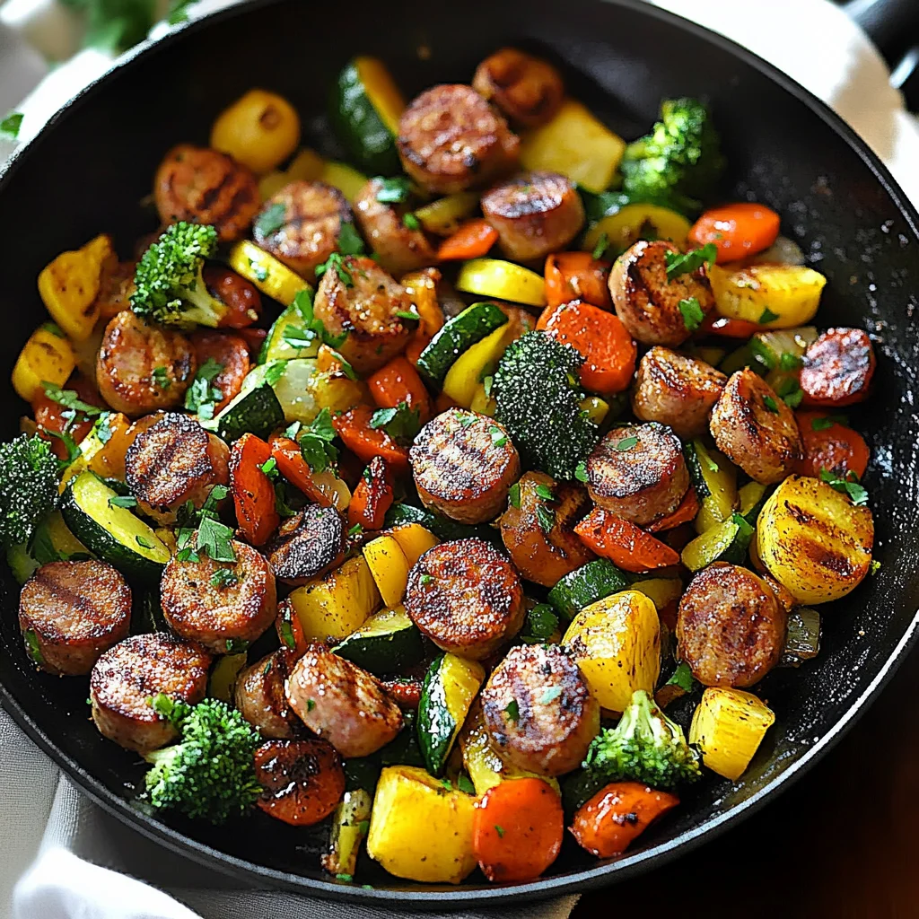 Sausage and Veggies Skillet