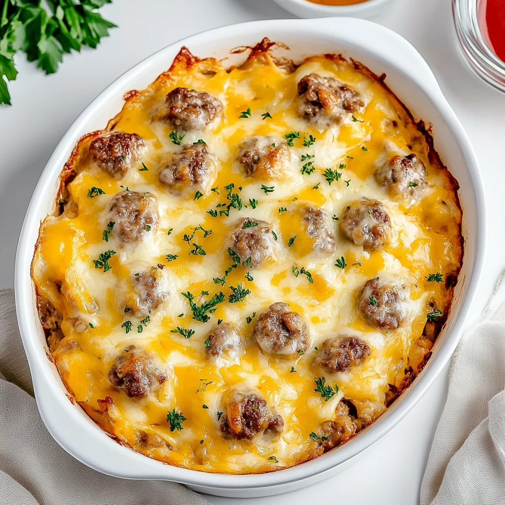 4-ingredient chicken hamburger Casserole Recipe