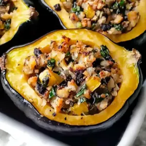 Autumn Stuffed Acorn Squash