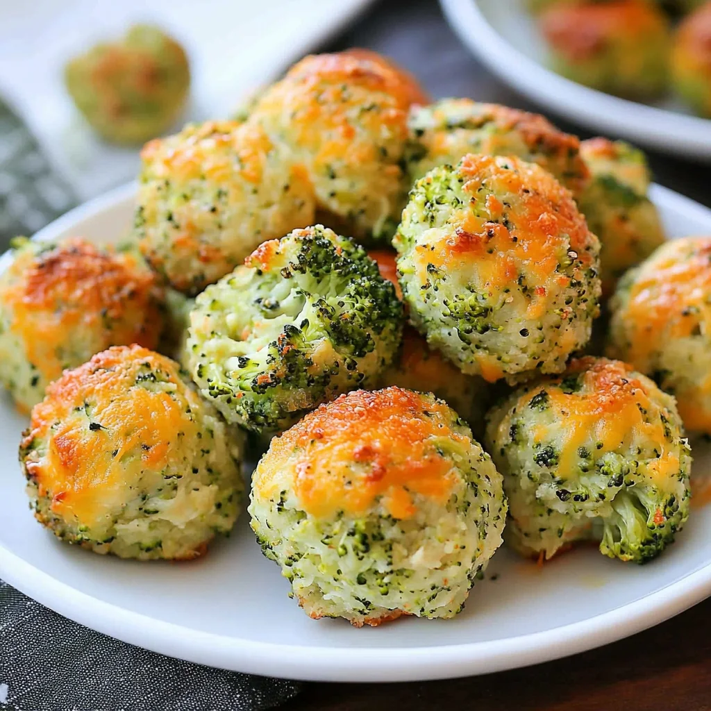 Baked Broccoli Cheese Balls