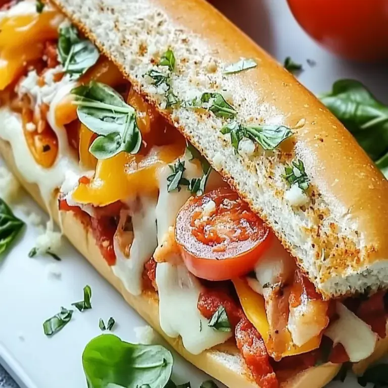 Baked Italian Grinder Sandwiches