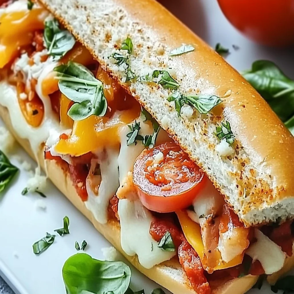 Baked Italian Grinder Sandwiches