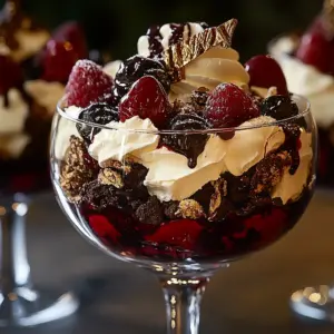 Black Forest Trifle for Christmas