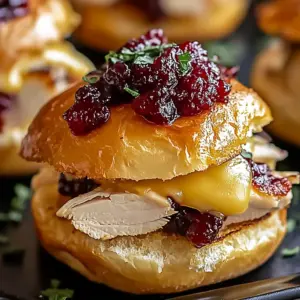 Cheesy Cranberry Turkey Sliders: Irresistibly Easy Leftover Treats