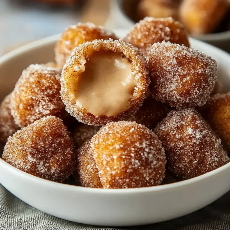 Cinnamon Sugar Donut Holes Dip