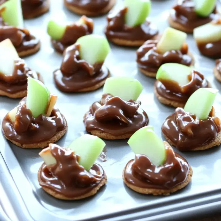 Easy Caramel Apple Bites