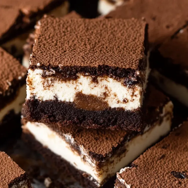 Easy Fudgy Tiramisu Brownies