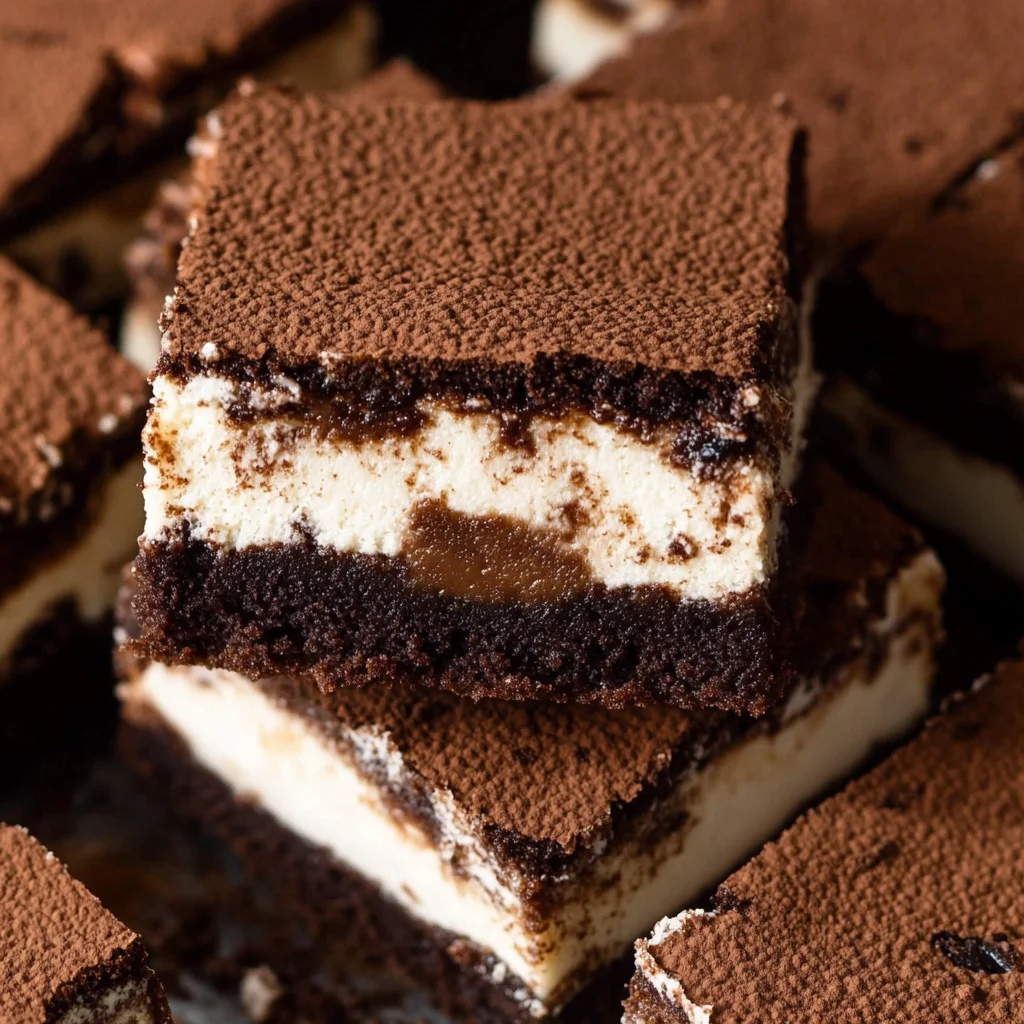 Easy Fudgy Tiramisu Brownies