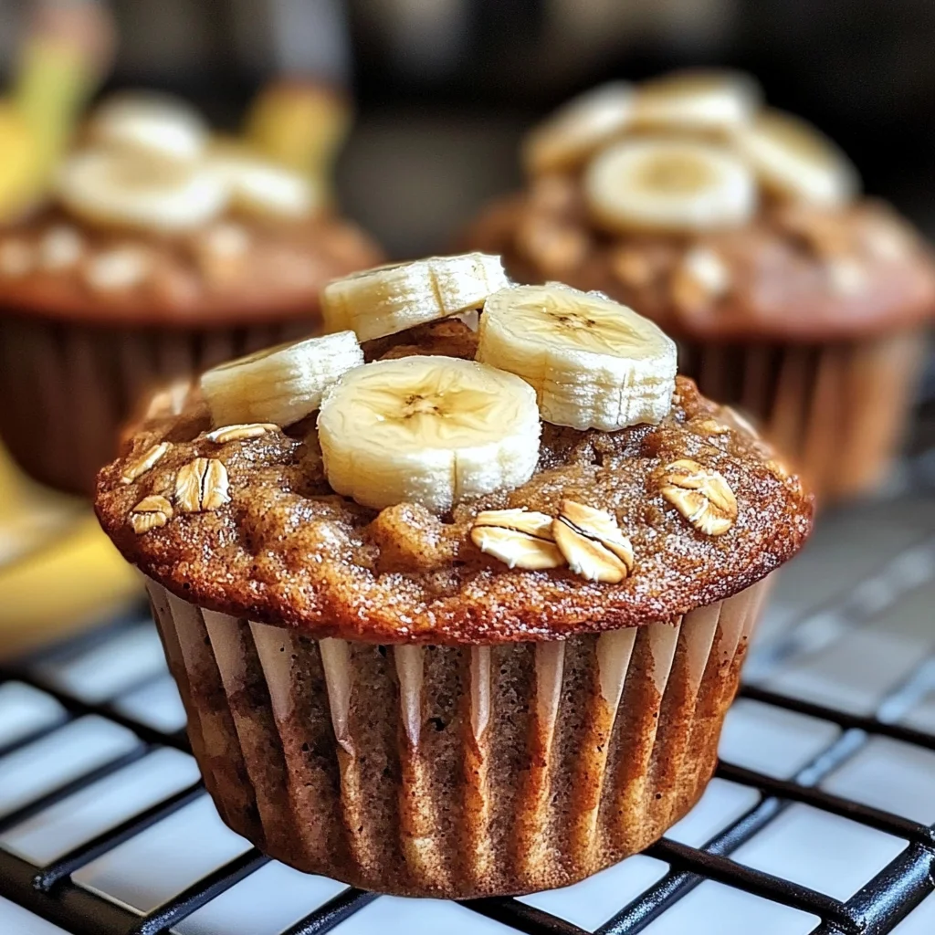 Flourless Sugar-Free Banana Oatmeal Muffins are a must-try!