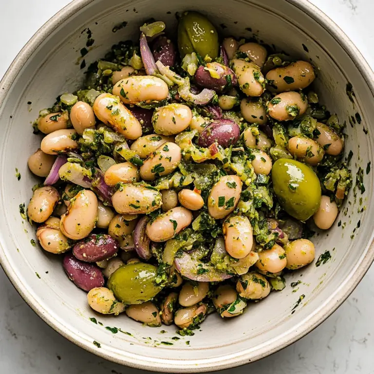 Marinated Za'atar Bean Salad