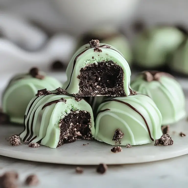 Mint Oreo Truffles