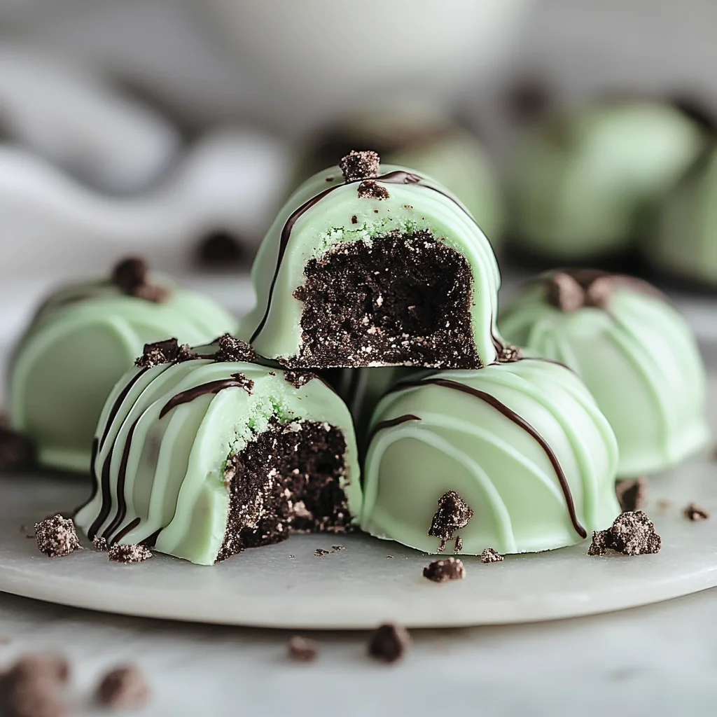 Mint Oreo Truffles