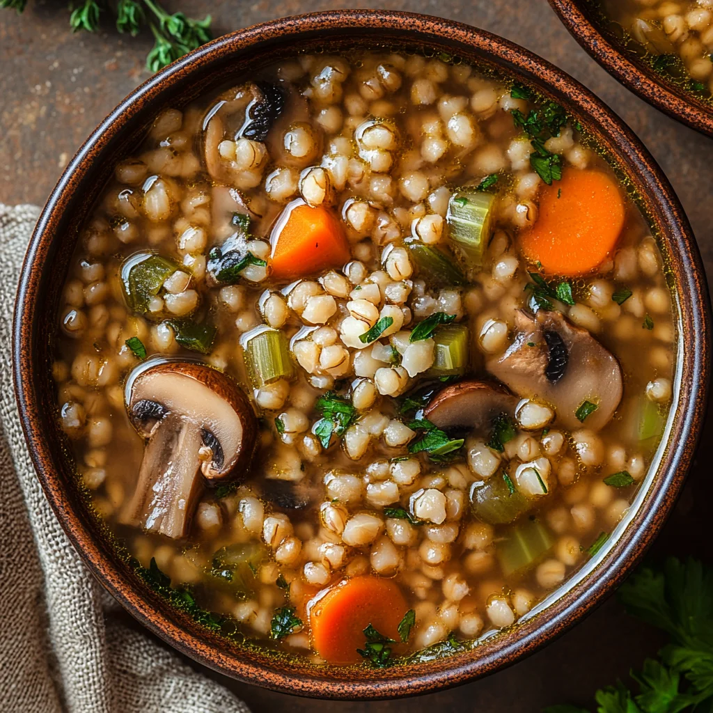 Mushroom Barley Soup
