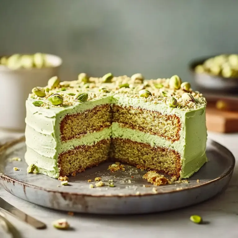 Pistachio Sheet Cake