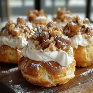 Pumpkin Maple Cream Puffs
