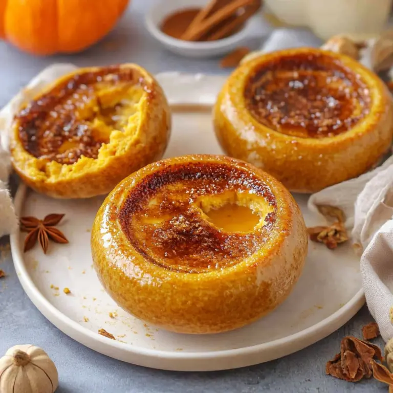 Pumpkin Spice Crème Brûlée