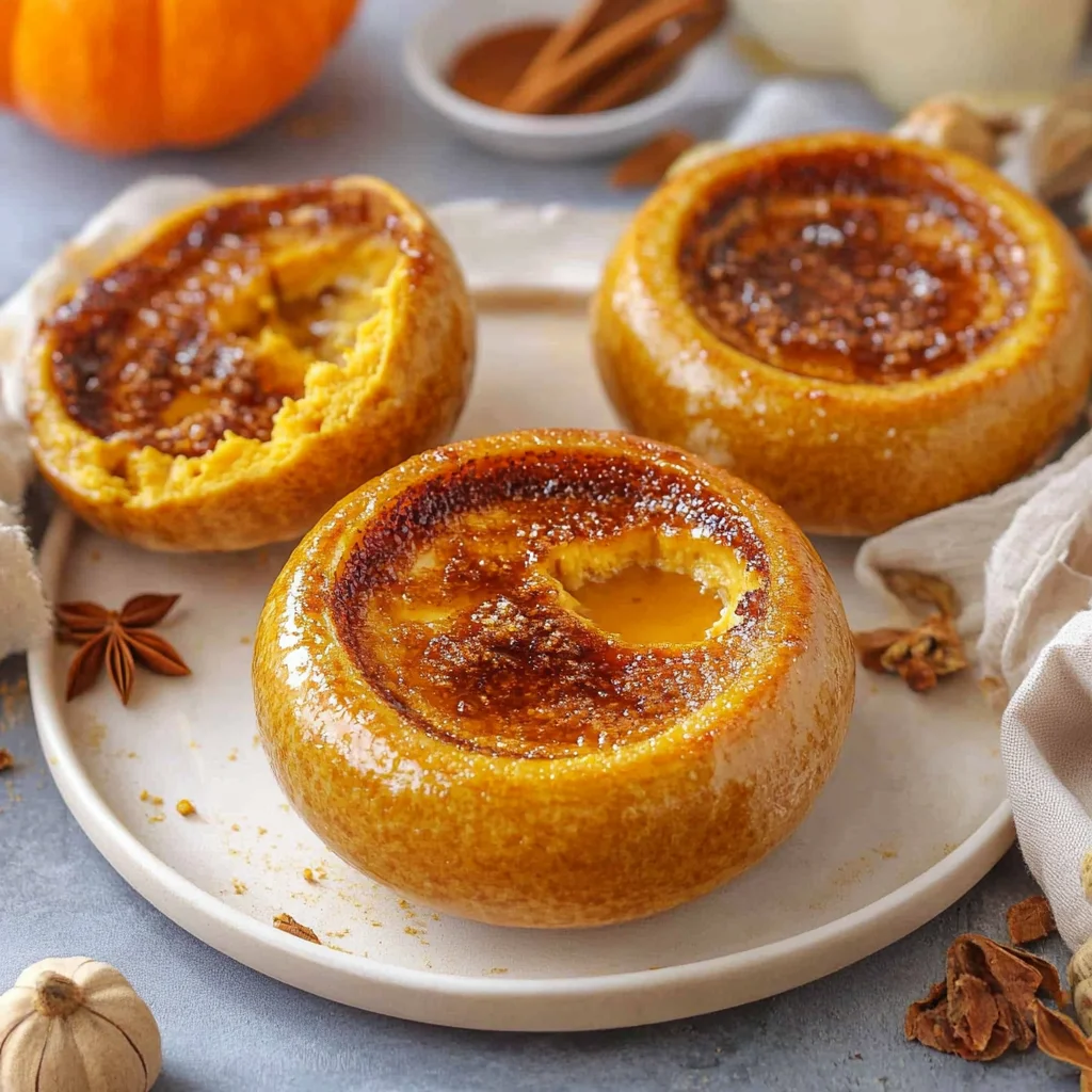 Pumpkin Spice Crème Brûlée