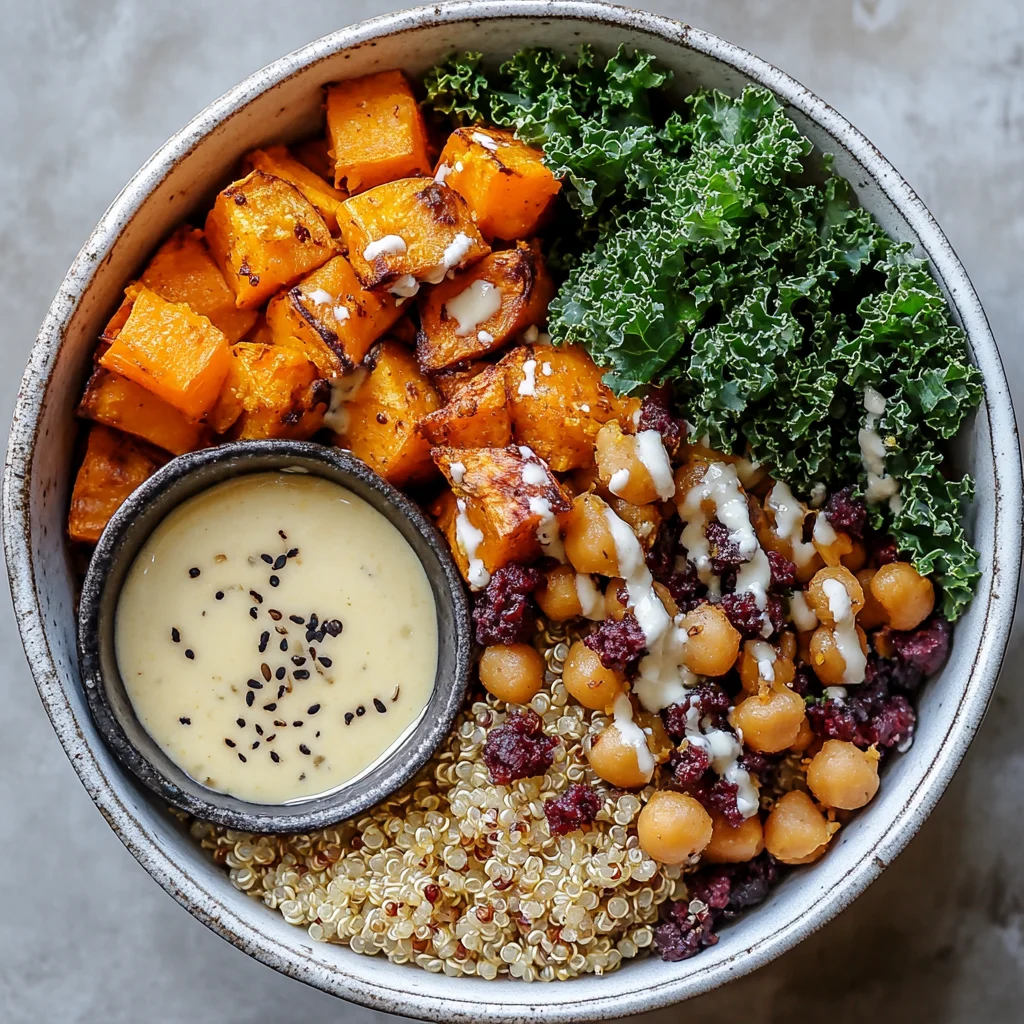 Quinoa Harvest Bowl with Sweet Potato & Kale