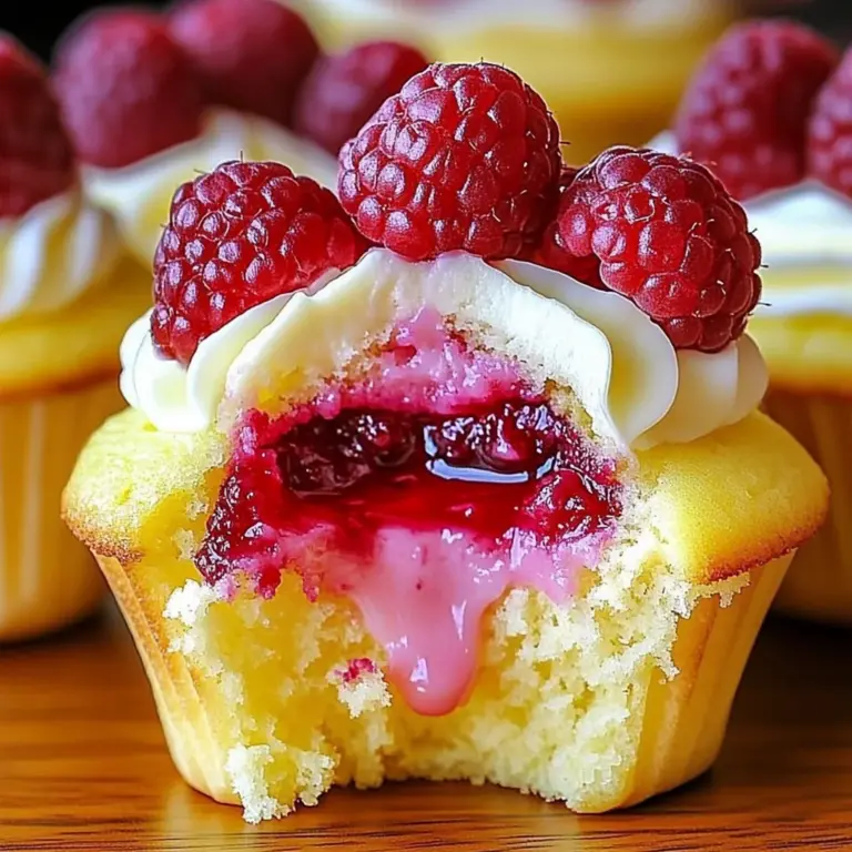 Raspberry Lemon Heaven Cupcakes