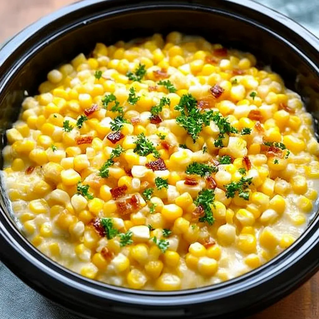 Slow Cooker Creamed Corn