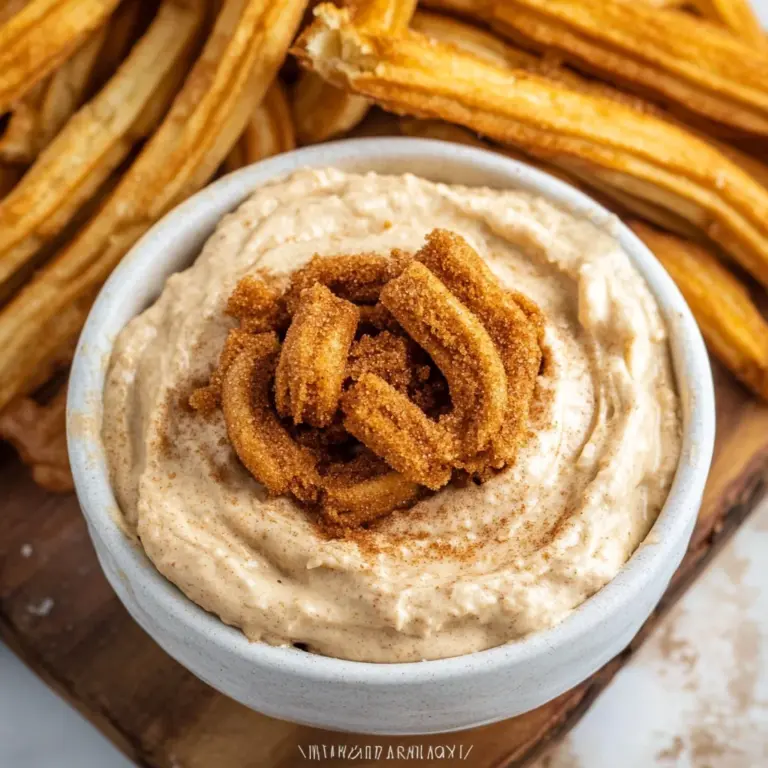 Sweet & Creamy Churro Dip