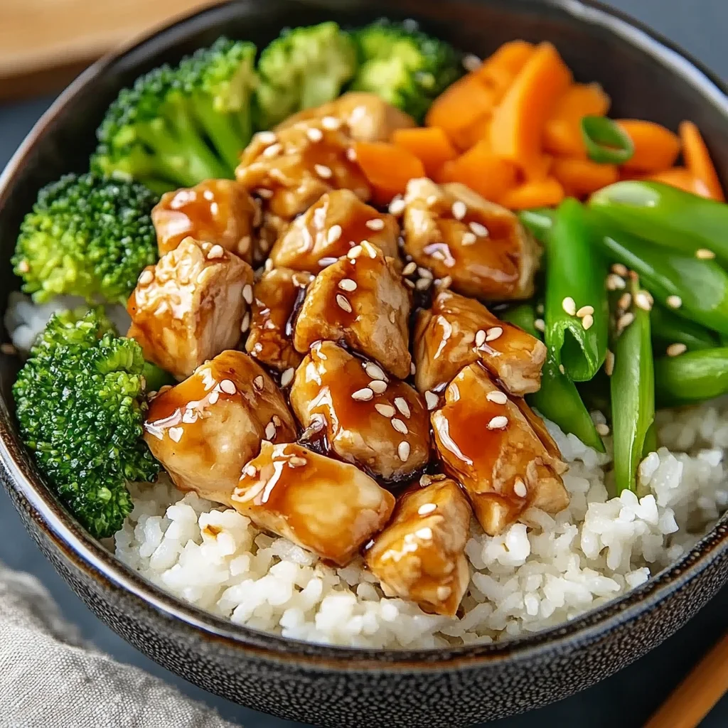 Teriyaki Chicken Rice Bowl