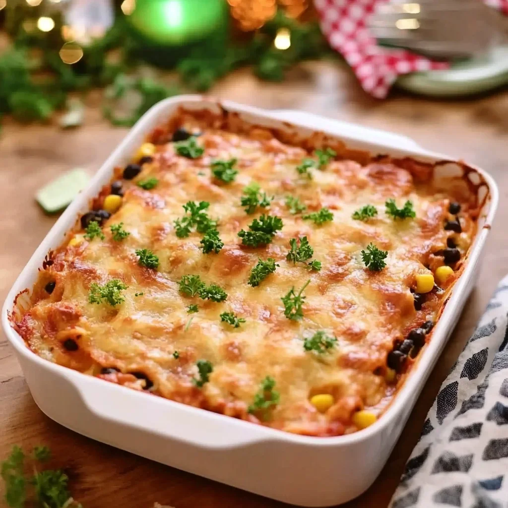 Veggie Mexican Lasagna