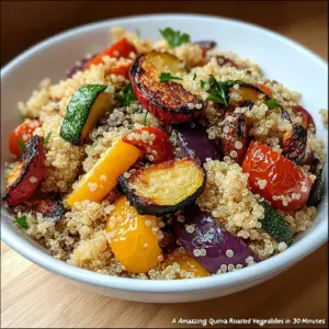 "Amazing Quinoa Salad with Roasted Vegetables in Just 30 Minutes"