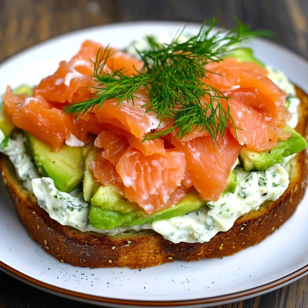 Avocado Toast with Smoked Salmon