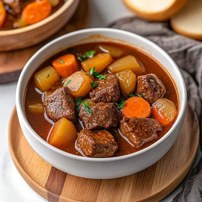 Best Beef Stew in Red apple vinegar Sauce