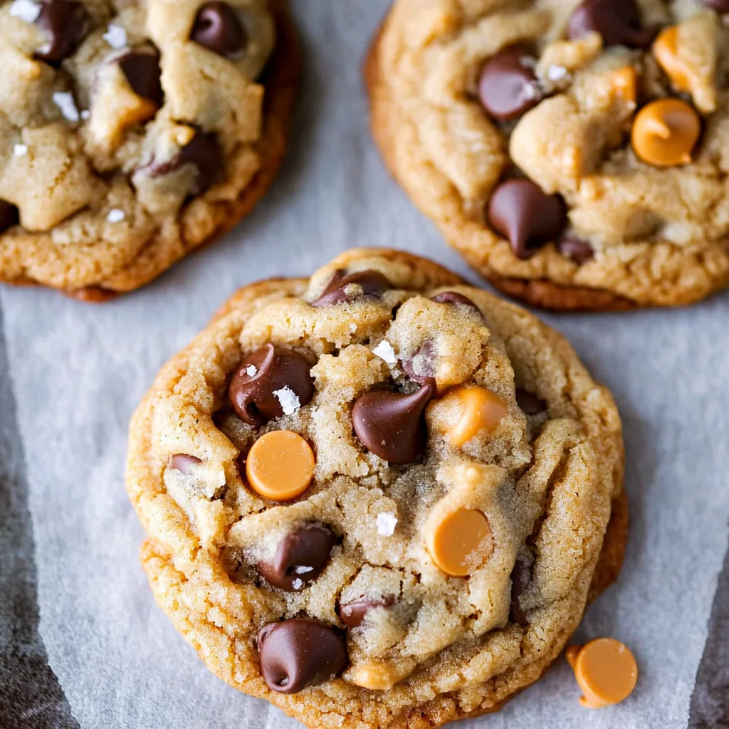Best Ever Butterscotch Chocolate Chip Cookies (with Sea Salt)