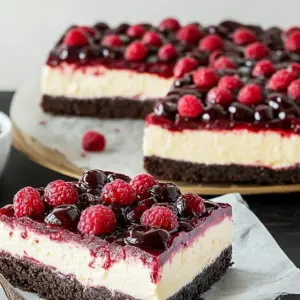 Black Forest Cheesecake Bars