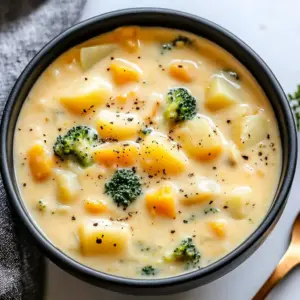 Broccoli Potato Cheese Soup Recipe