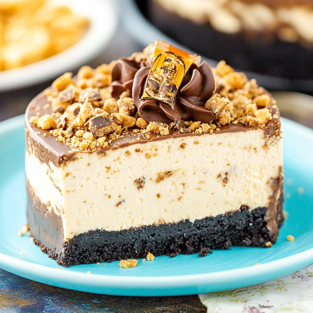 Butterfinger Cheesecake