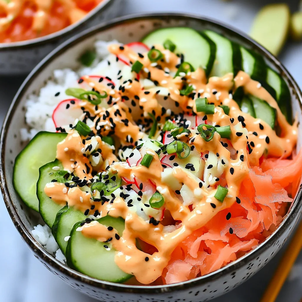 California Roll Sushi Bowls