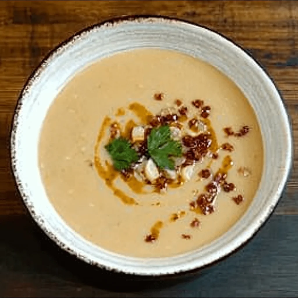 Caramelized Onion Roasted Garlic Bisque