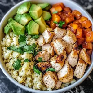 Cauliflower Rice Turkey Bowl